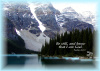 5x7 Print - Be Still Mountains